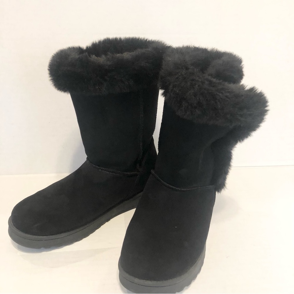 SO Abigail Women’s Faux Fur Boots - Size 8